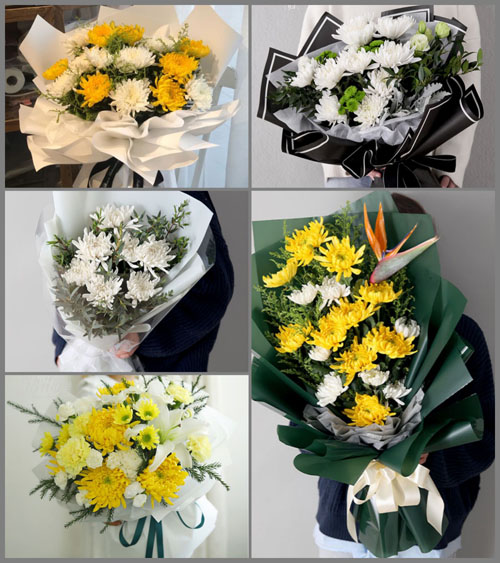 贵州毕节市赫章县兴发乡中寨村白事花束代送